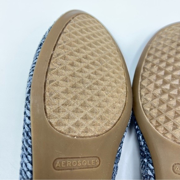 Aerosoles Women's Homerun Ballet Flats Blue Woven Ballet Flats Shoes Size 11 NEW - Picture 10 of 14